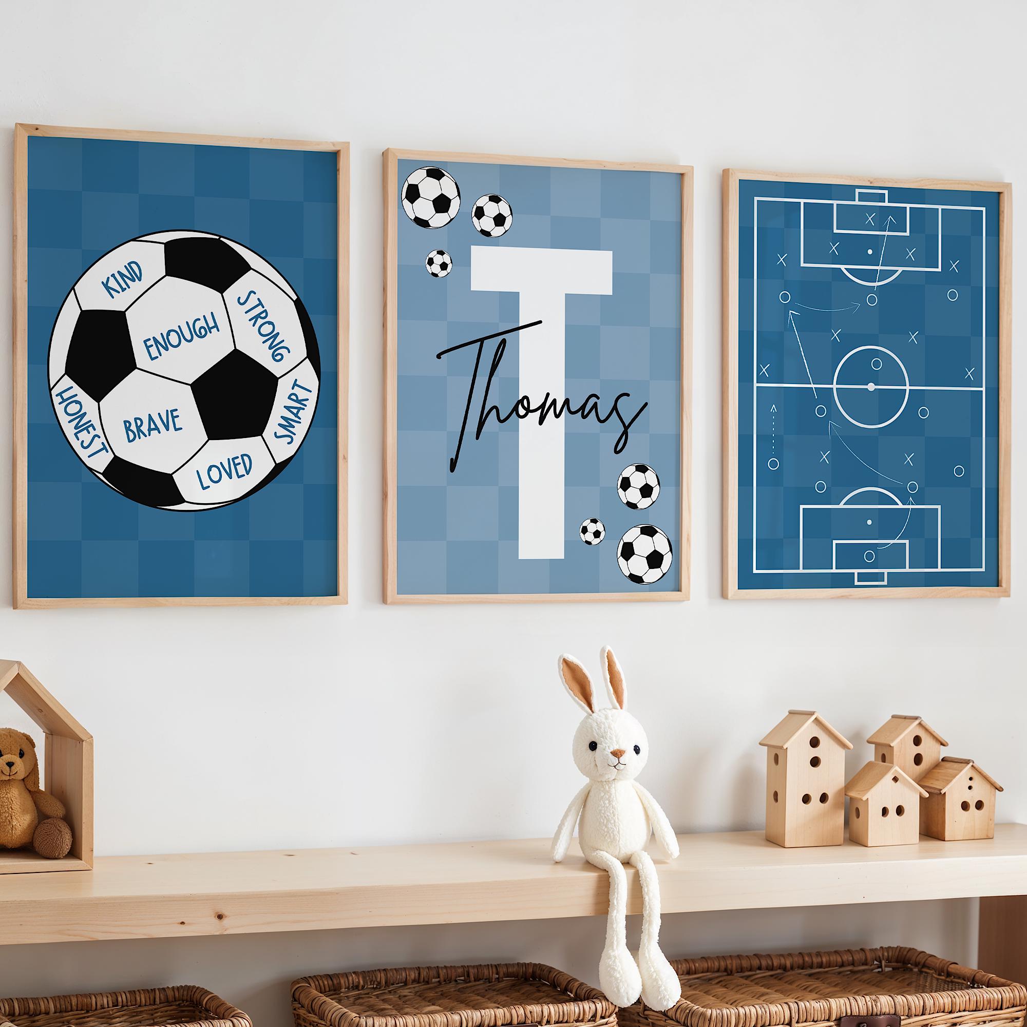 Photography Course - Aangepaste voetbal muur kunst set bevestiging