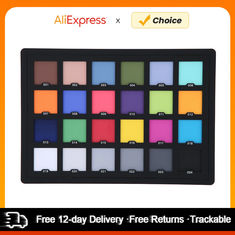 Color Checker Card - Professionele 24-kleurenkaarttest voor superieure digitale kleurcorrectie