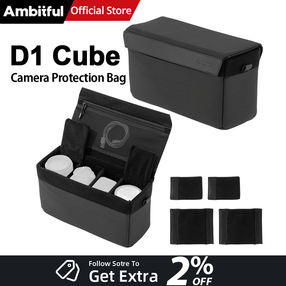 Photography Digital - AMBITFUL D1 Cube waterdichte DSLR-cameratas Multifunctionele