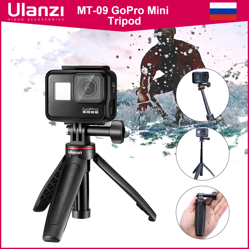 Gopro Action Camera Hero 12 Black - Ulanzi MT-09 Verlengen Gopro Vlog Statief