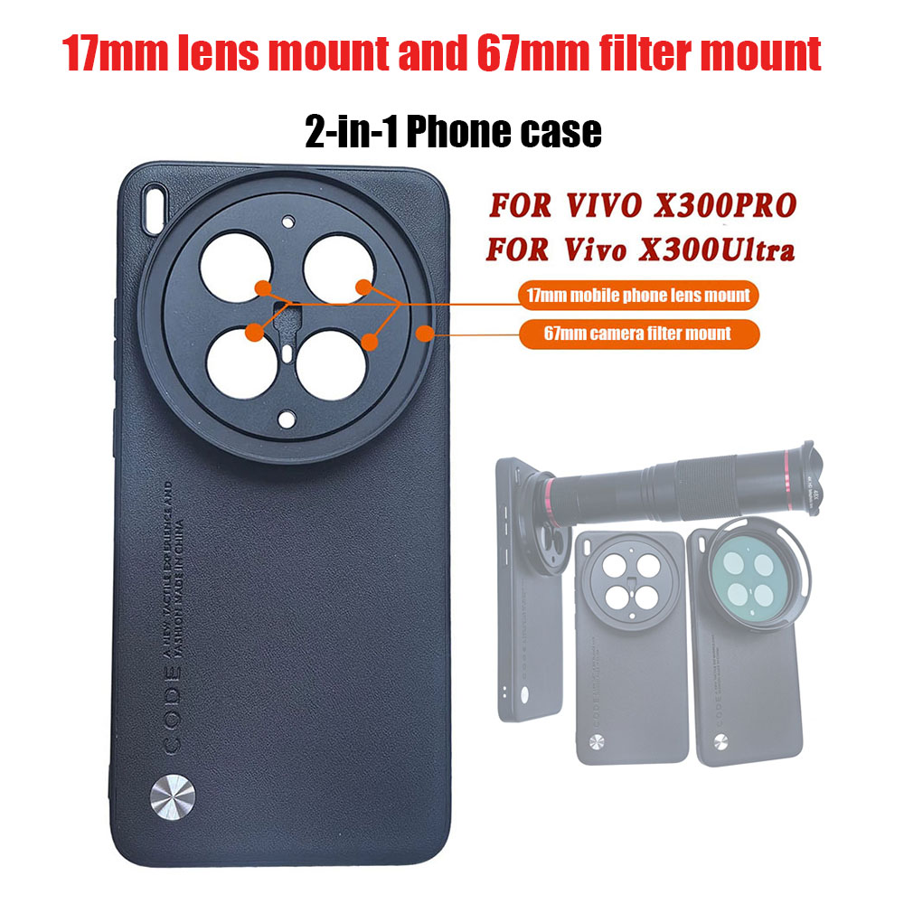 Photography Kit Vivo X300 Pro - 17mm lensbevestiging & 67mm filterbevestiging 2-in-1