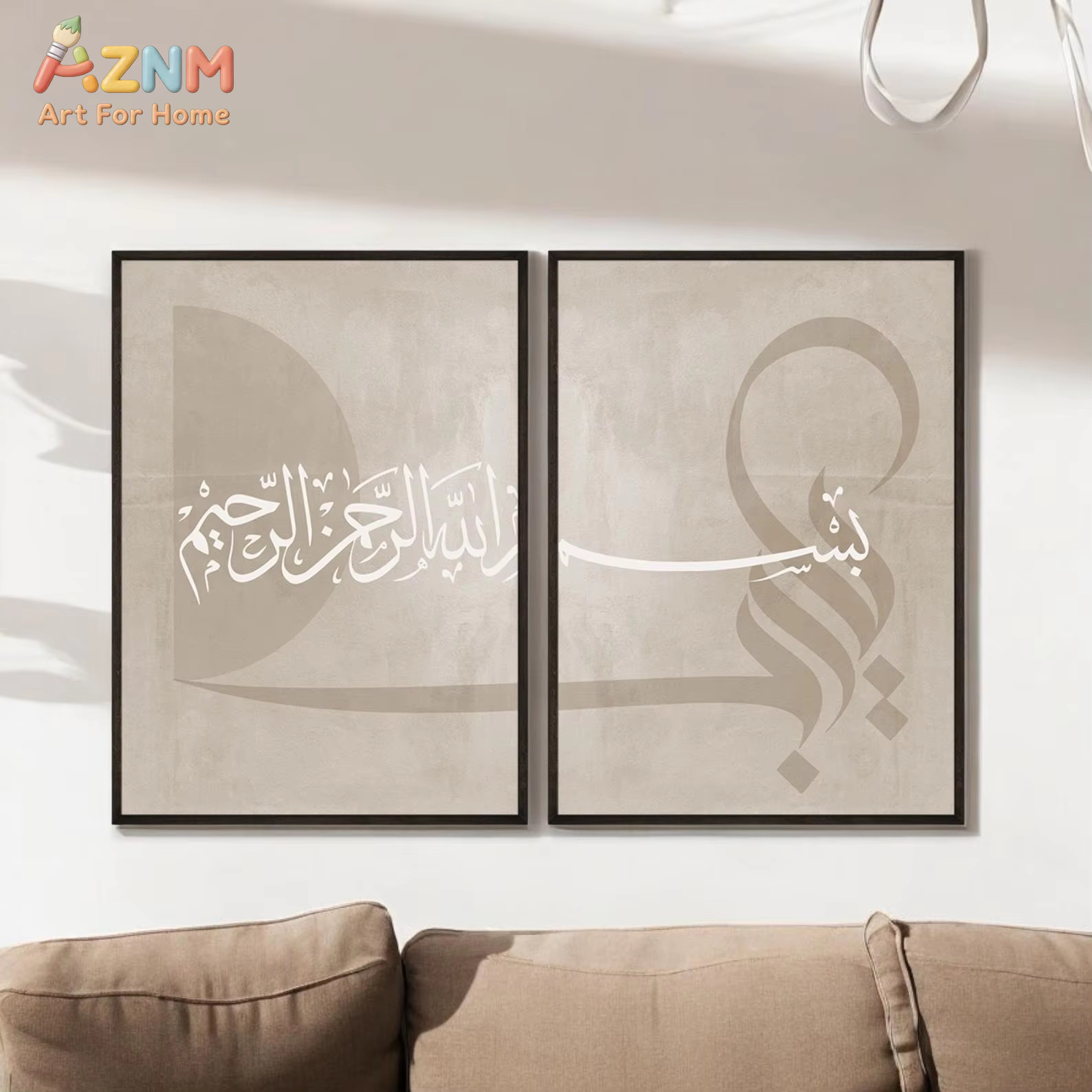 Photography Course - 2-delige posterset, puzzelposter, islamitische kunst woonkamerdecoratie,