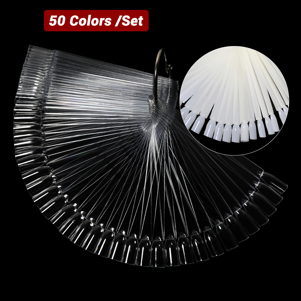 Color Checker Card - 50 stuks valse nagel display sticks