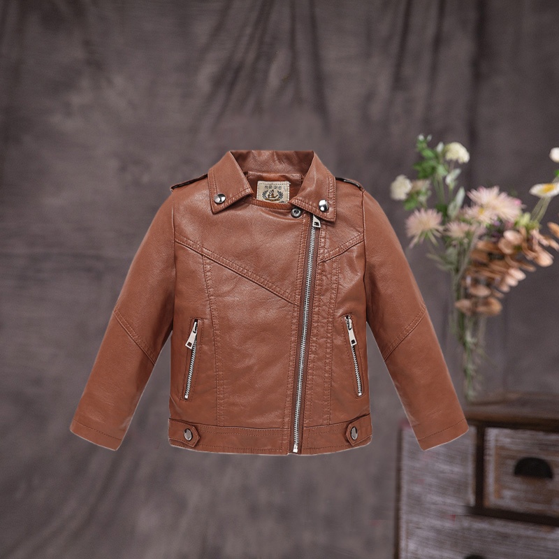Photography Jacket - Tiener Kids Straatfotografie Slijtage Jongens Koffie