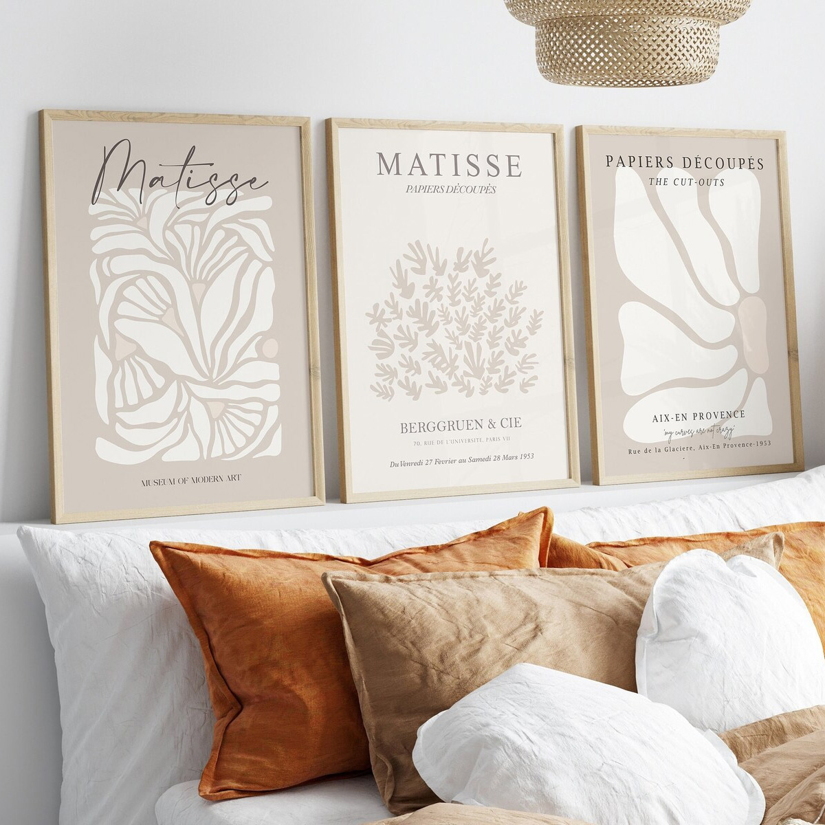 Photography Course - Set van 3 Boheemse neutrale beige