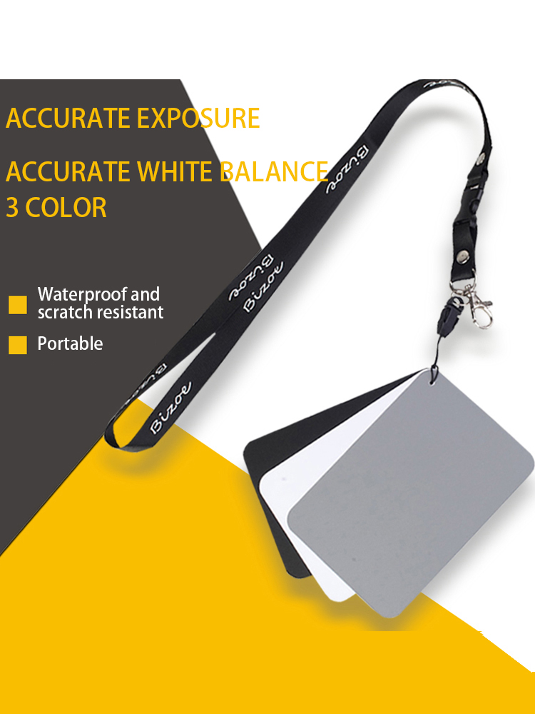 Color Checker Card - Witbalanskaart 18% Neutrale Grijze Kaart Fotografie