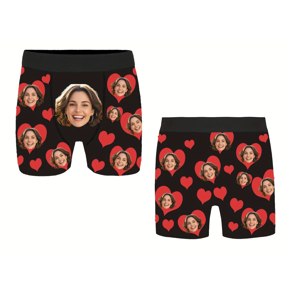 Photography Style - Aangepaste foto heren boxershorts, gepersonaliseerd ondergoed