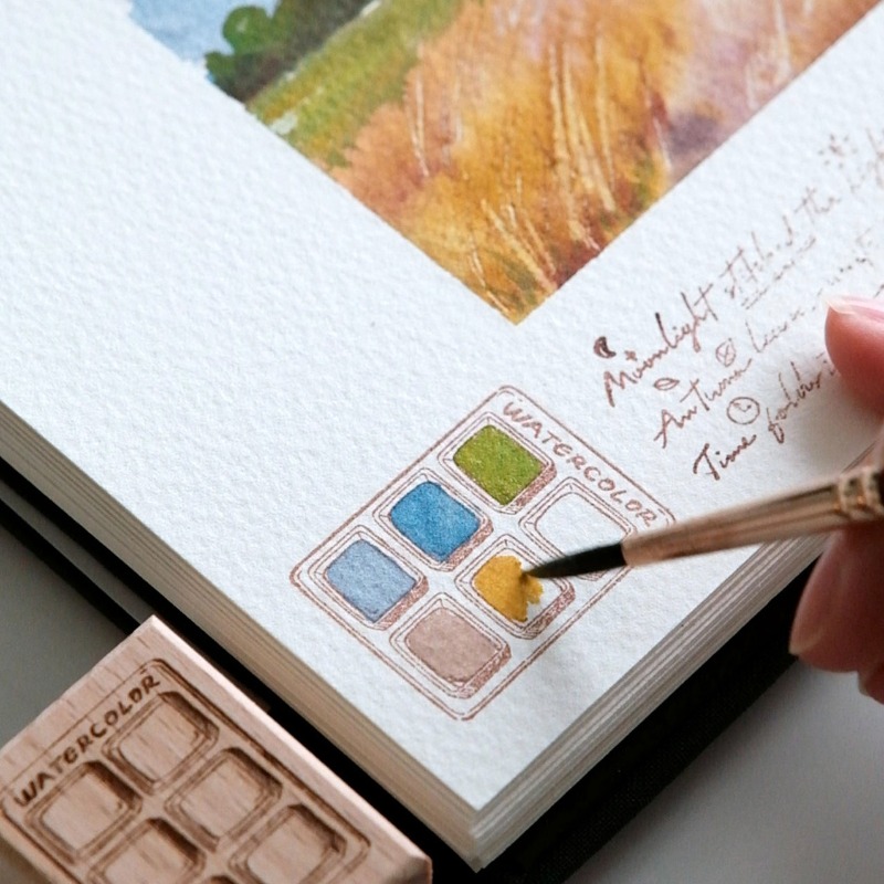 6 raster aquarel kleurenkaart  - Color Checker Card recensie en prijs
