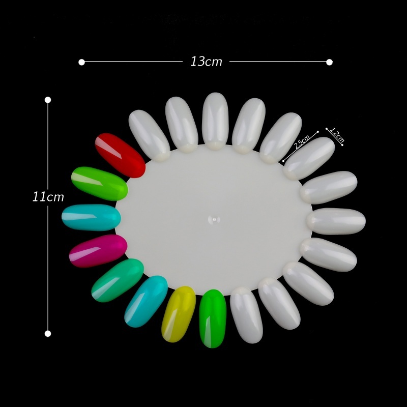 10 STKS Ovale Nagel Kleurenkaa - Color Checker Card recensie en prijs