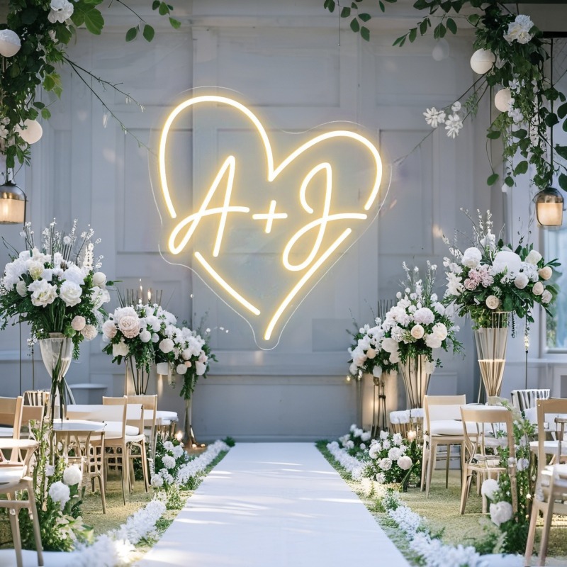 Aangepaste initialen hart LED  - Photography Graduation recensie en prijs
