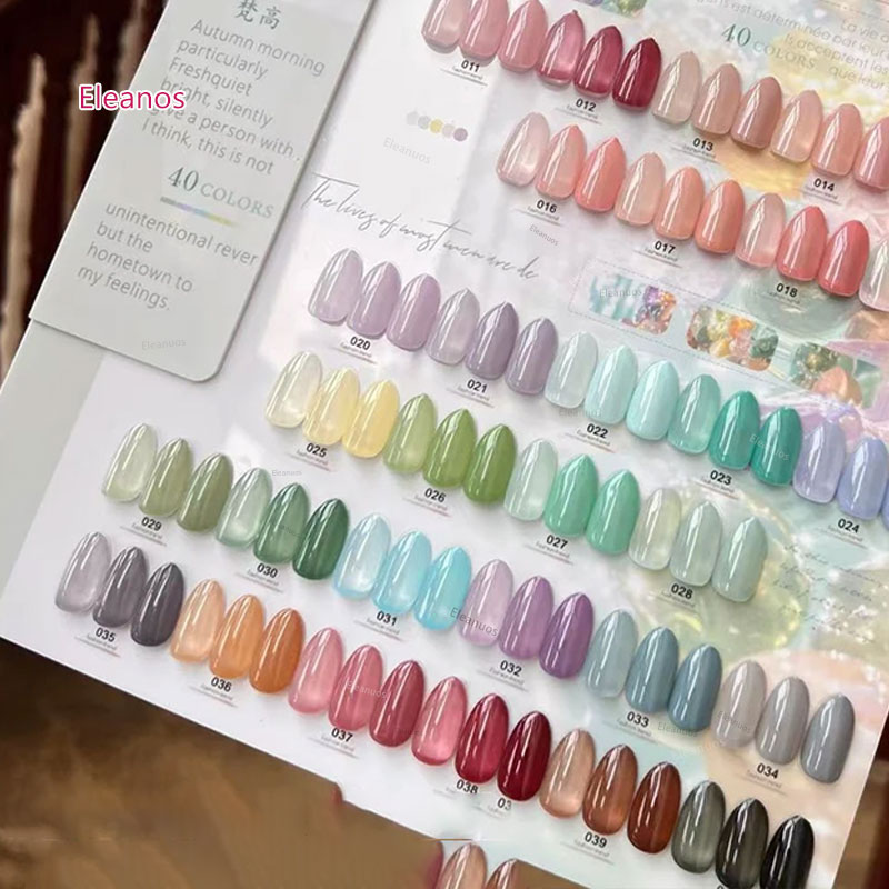 Eleanos 40 Kleuren 15 ml Jelly - Color Checker Card recensie en prijs