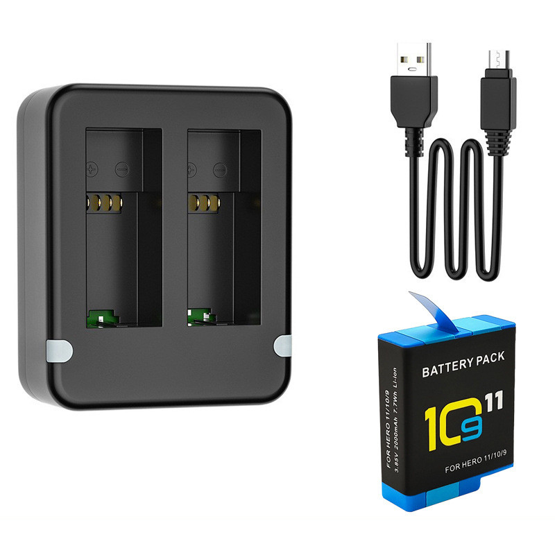 Dubbele Poort Slot Dubbele Acc - Gopro Action Camera Hero 12 Black recensie en prijs