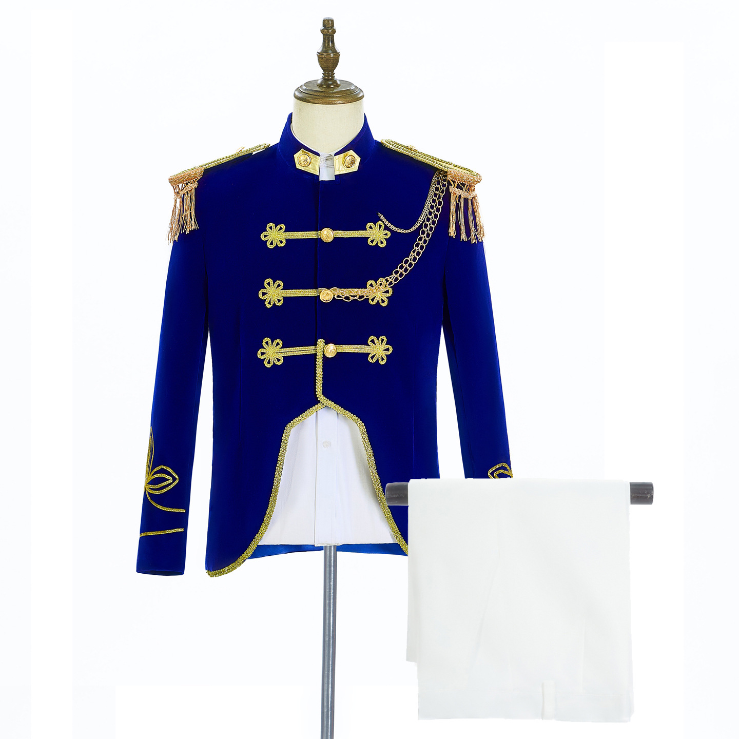 Mode marineblauw rokkostuum vo - Photography Jacket recensie en prijs