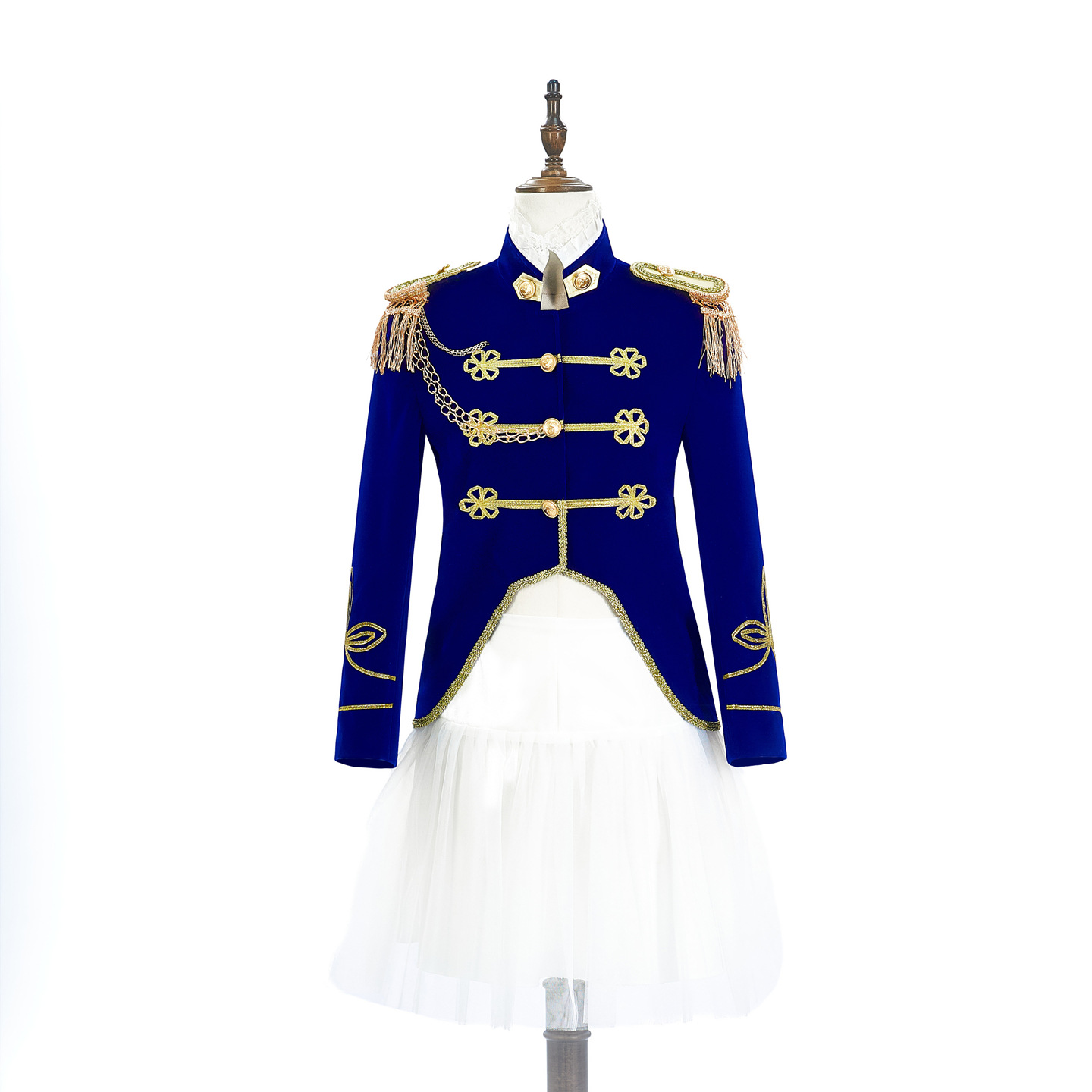 Mode marineblauw rokkostuum vo - Photography Jacket recensie en prijs