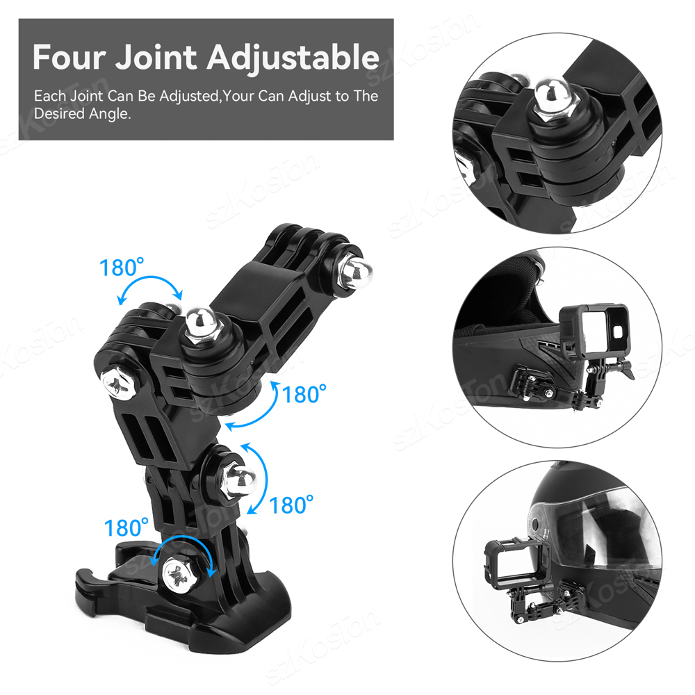 Motorhelm Chin Mount Kits voor - Gopro Action Camera Hero 12 Black recensie en prijs